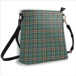 ScotsTee Shop Scottish Bisset Ancient Tartan Bucket Bag Ladies Shoulder Bag Midi