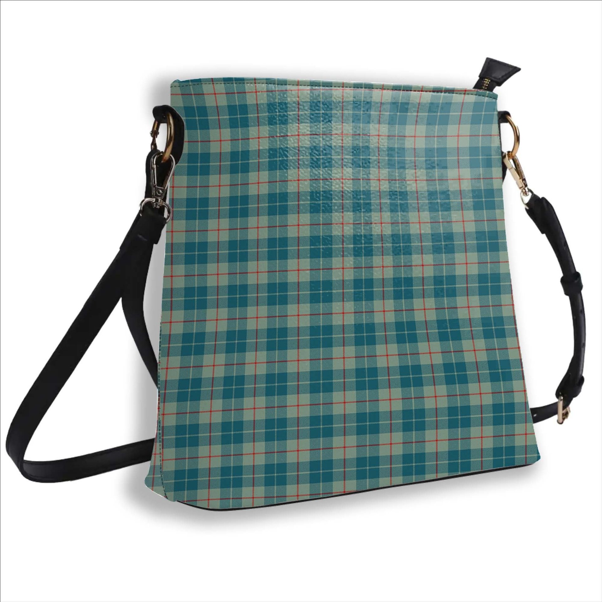ScotsTee Shop Scottish Barclay Hunting #2 Ancient Clan Tartan Bucket Bag Ladies Shoulder Bag Midi