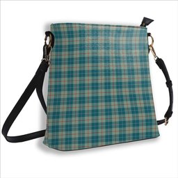 ScotsTee Shop Scottish Barclay Hunting #2 Ancient Clan Tartan Bucket Bag Ladies Shoulder Bag Midi
