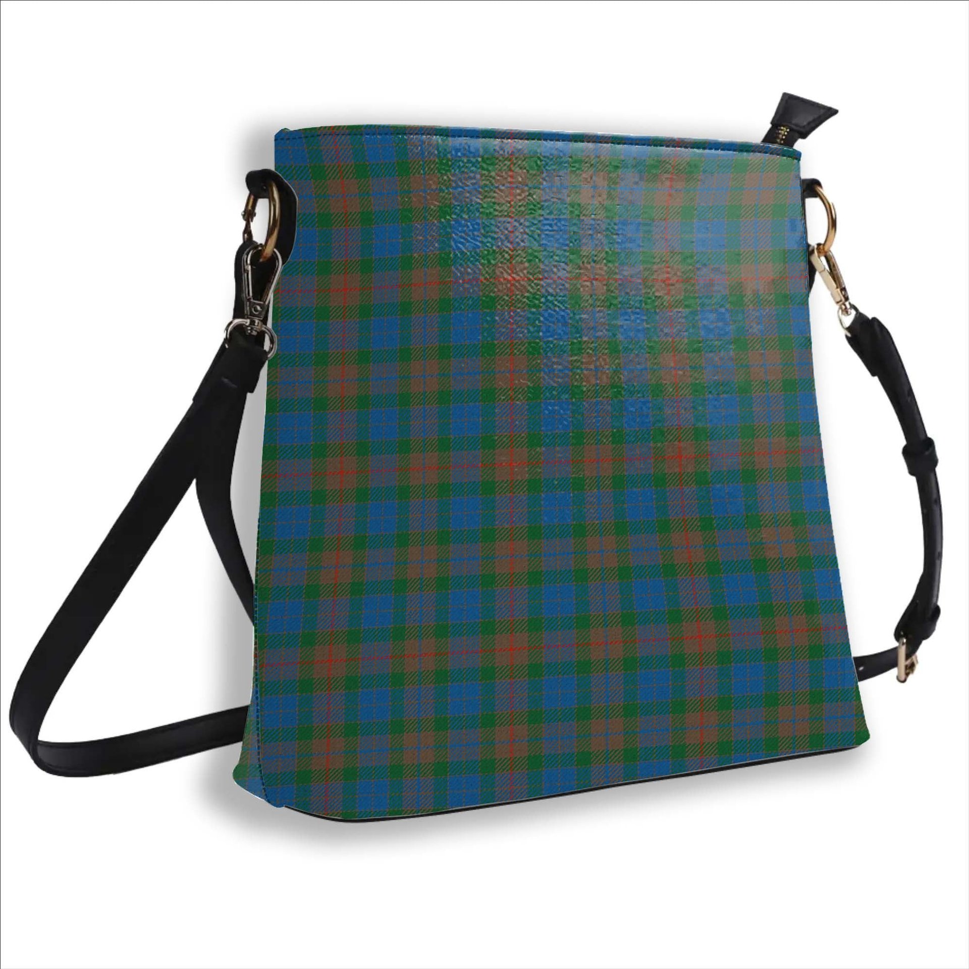 ScotsTee Shop Scottish Buchanan Hunting Ancient Tartan Bucket Bag Ladies Shoulder Bag Midi