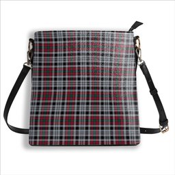 ScotsTee Shop Scottish Borthwick Dress Modern Tartan Bucket Bag Ladies Shoulder Bag Midi
