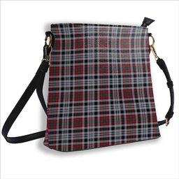 ScotsTee Shop Scottish Borthwick Dress Modern Tartan Bucket Bag Ladies Shoulder Bag Midi
