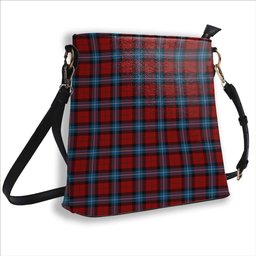 ScotsTee Shop Scottish Baillie of Polkemmet Red Tartan Bucket Bag Ladies Shoulder Bag Midi