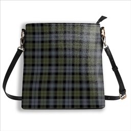 ScotsTee Shop Scottish Black Watch Large Sett Ancient Tartan Bucket Bag Ladies Shoulder Bag Midi
