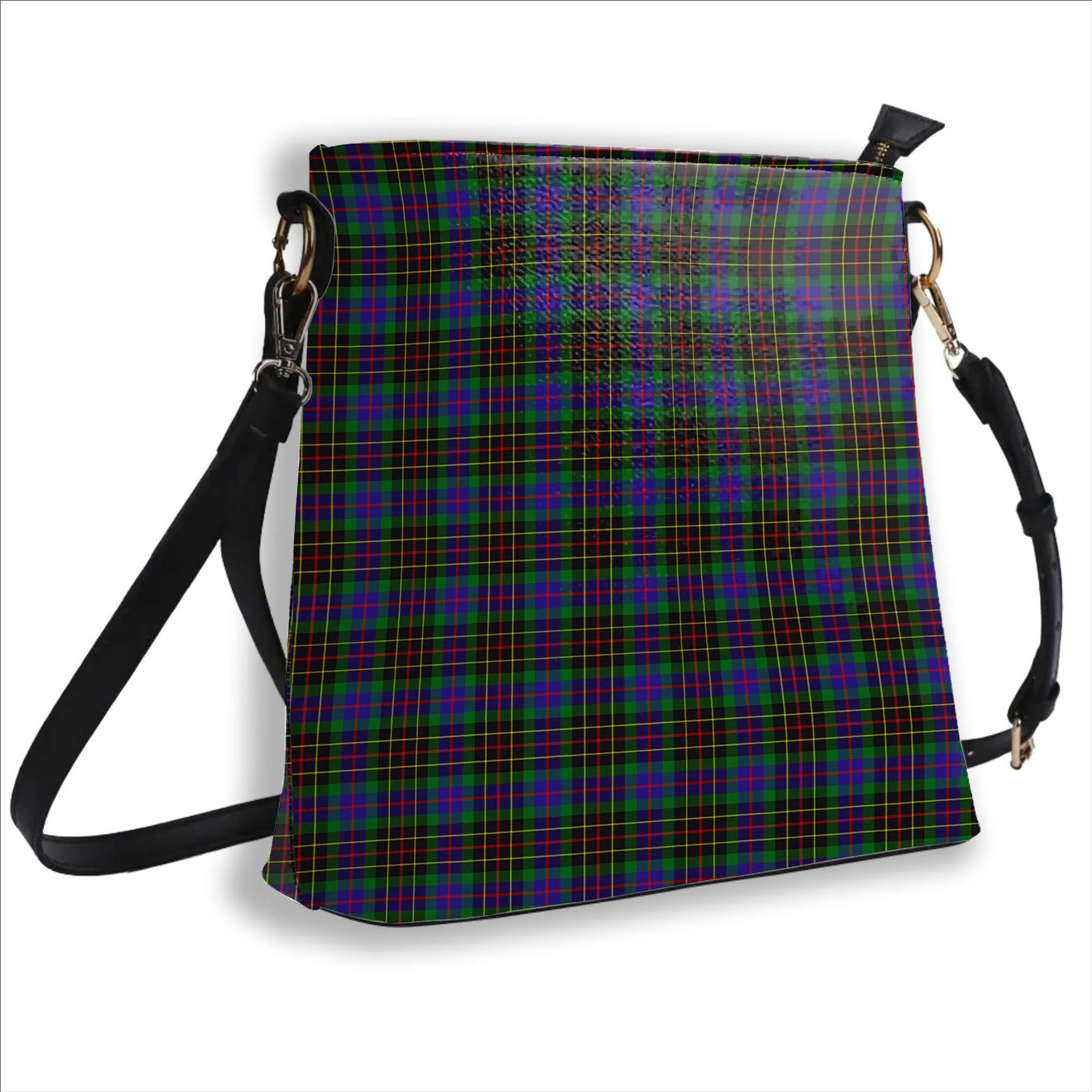 ScotsTee Shop Scottish Brodie Hunting Modern Tartan Bucket Bag Ladies Shoulder Bag Midi