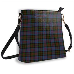 ScotsTee Shop Scottish Bowie Black Tartan Bucket Bag Ladies Shoulder Bag Midi