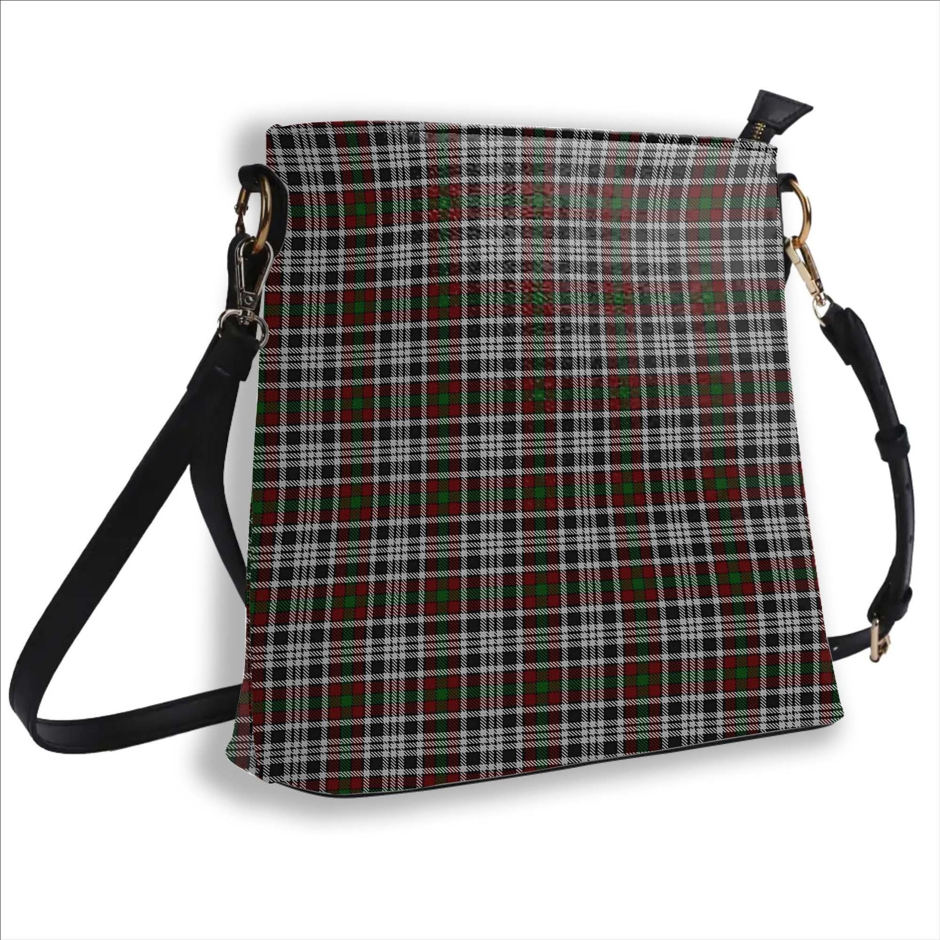 ScotsTee Shop Scottish Borthwick Dress Tartan Bucket Bag Ladies Shoulder Bag Midi