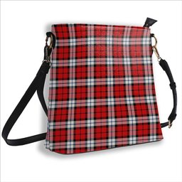 ScotsTee Shop Scottish Brodie Dress Modern Tartan Bucket Bag Ladies Shoulder Bag Midi