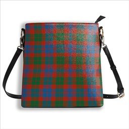 ScotsTee Shop Scottish Black Watch Pipe Band Ancient Tartan Bucket Bag Ladies Shoulder Bag Midi