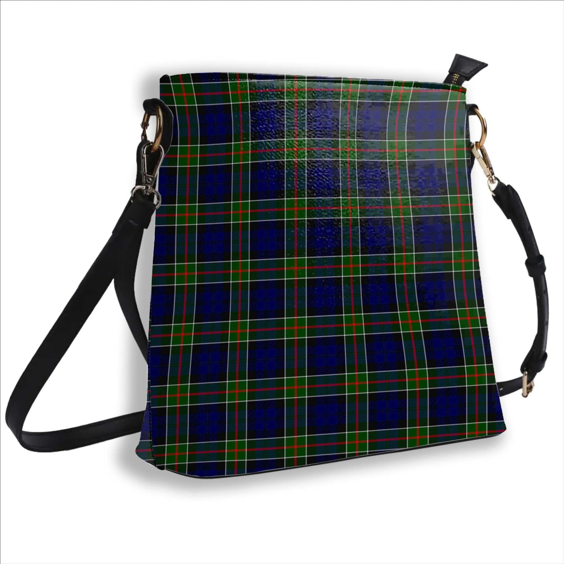 ScotsTee Shop Scottish Colquhoun Modern Tartan Bucket Bag Ladies Shoulder Bag Midi