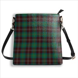 ScotsTee Shop Scottish Chisholm Hunting Ancient Tartan Bucket Bag Ladies Shoulder Bag Midi