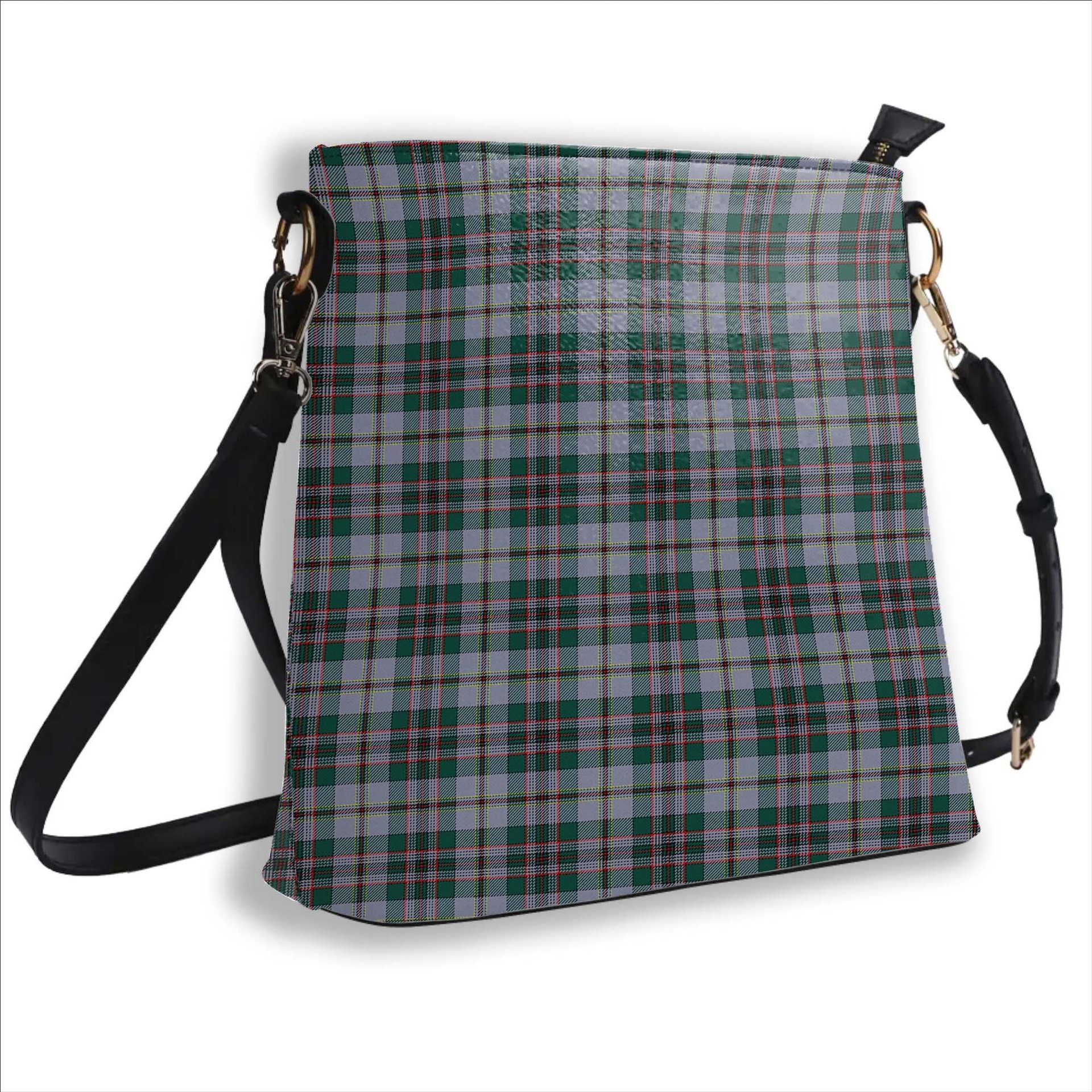 ScotsTee Shop Scottish Craig Modern Tartan Bucket Bag Ladies Shoulder Bag Midi