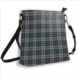 ScotsTee Shop Scottish Craig Modern Tartan Bucket Bag Ladies Shoulder Bag Midi