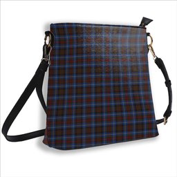ScotsTee Shop Scottish Cockburn Brown Modern Tartan Bucket Bag Ladies Shoulder Bag Midi