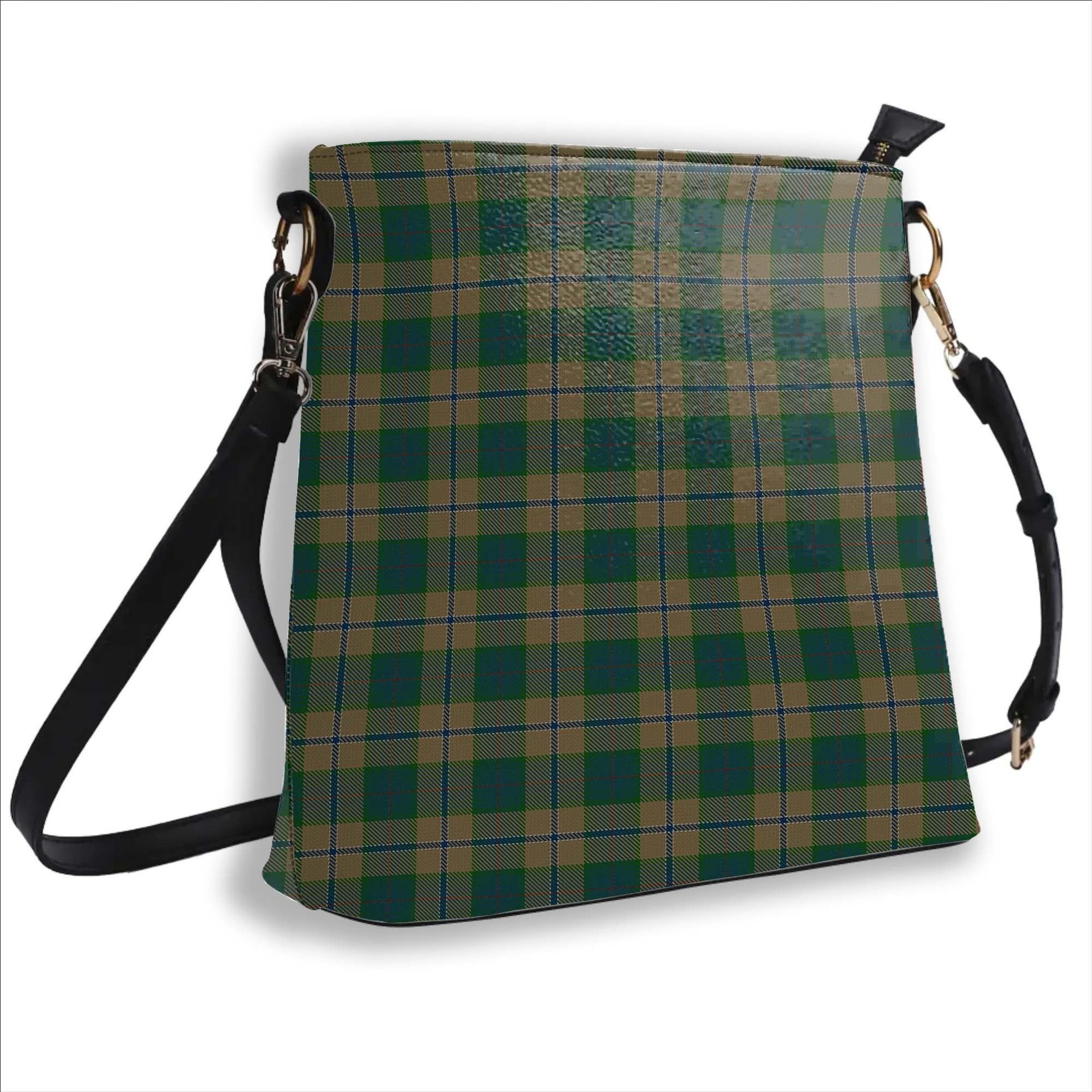 ScotsTee Shop Scottish Chisholm Colonial Tartan Bucket Bag Ladies Shoulder Bag Midi