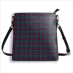 ScotsTee Shop Scottish Cairns of Finavon Modern Tartan Bucket Bag Ladies Shoulder Bag Midi