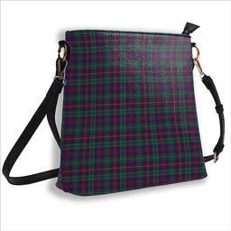 ScotsTee Shop Scottish Cairns of Finavon Modern Tartan Bucket Bag Ladies Shoulder Bag Midi