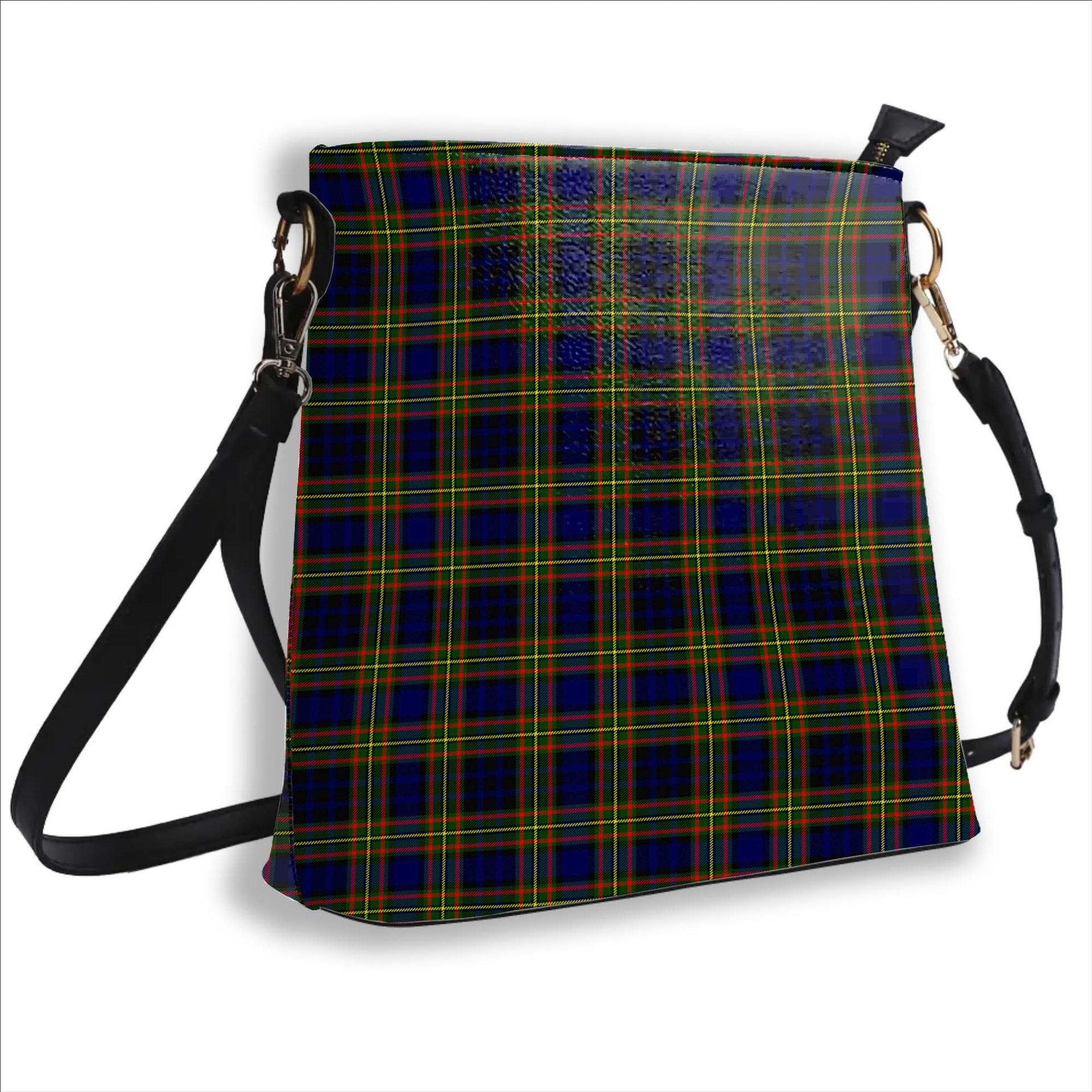 ScotsTee Shop Scottish Clelland Modern Tartan Bucket Bag Ladies Shoulder Bag Midi