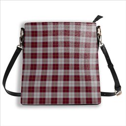 ScotsTee Shop Scottish Cunningham Dress Burgundy Dance Tartan Bucket Bag Ladies Shoulder Bag Midi