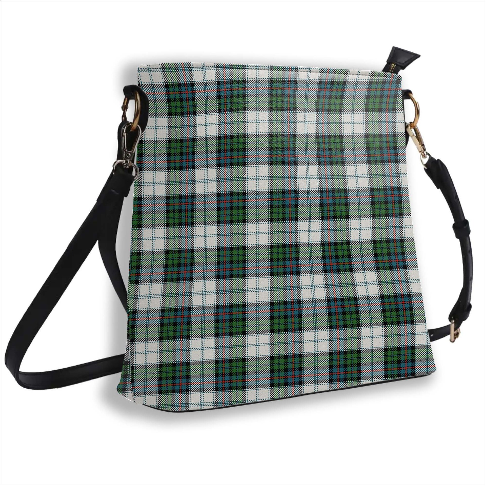 ScotsTee Shop Scottish Campbell of Cawdor Dress Ancient Tartan Bucket Bag Ladies Shoulder Bag Midi