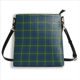 ScotsTee Shop Scottish Cleland Tartan Bucket Bag Ladies Shoulder Bag Midi