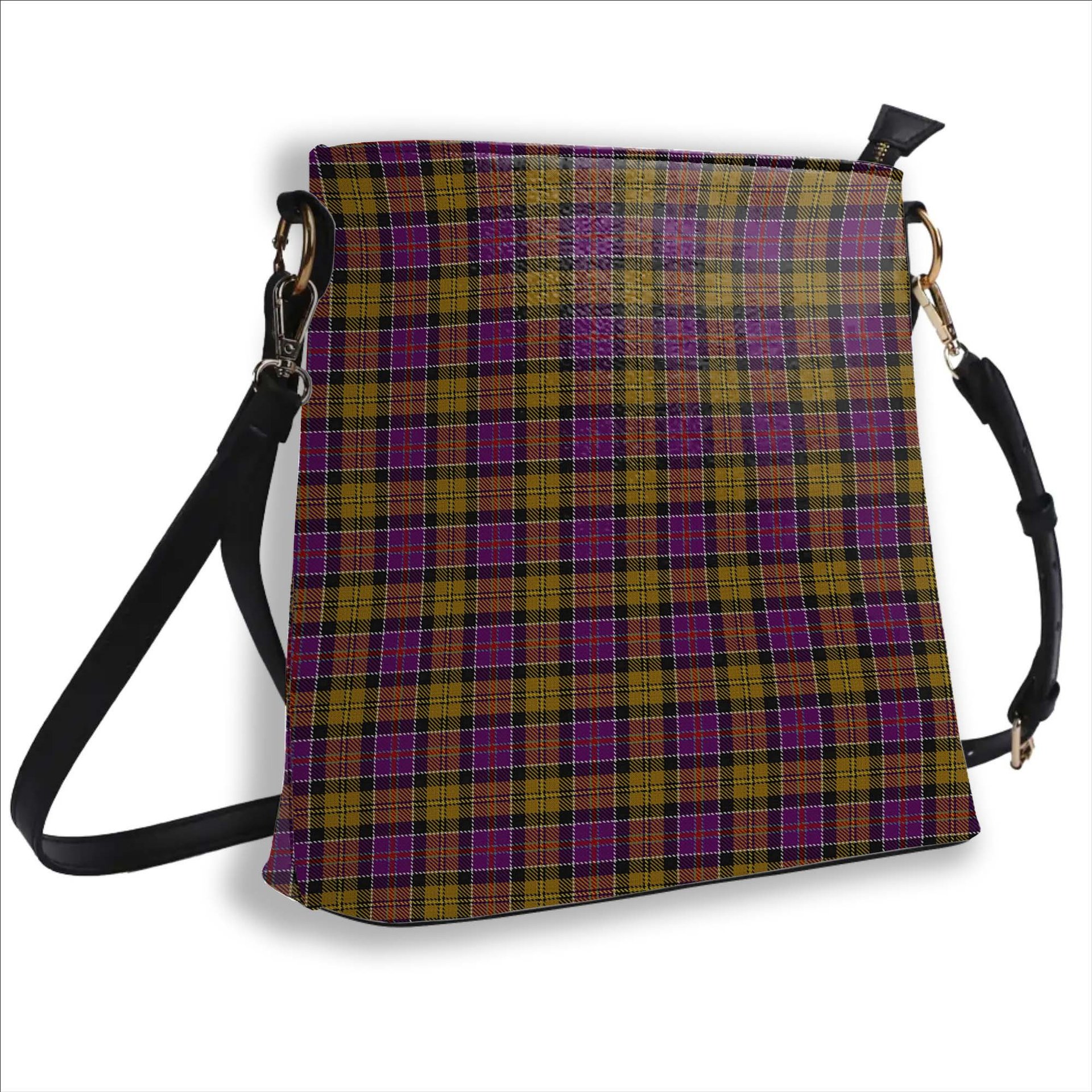 ScotsTee Shop Scottish Culloden Tartan Bucket Bag Ladies Shoulder Bag Midi