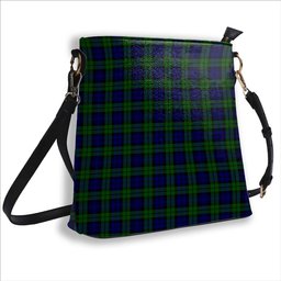 ScotsTee Shop Scottish Campbell Modern Tartan Bucket Bag Ladies Shoulder Bag Midi
