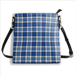 ScotsTee Shop Scottish Craig Paisley Modern Tartan Bucket Bag Ladies Shoulder Bag Midi