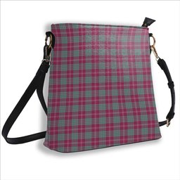 ScotsTee Shop Scottish Crawford Ancient Tartan Bucket Bag Ladies Shoulder Bag Midi