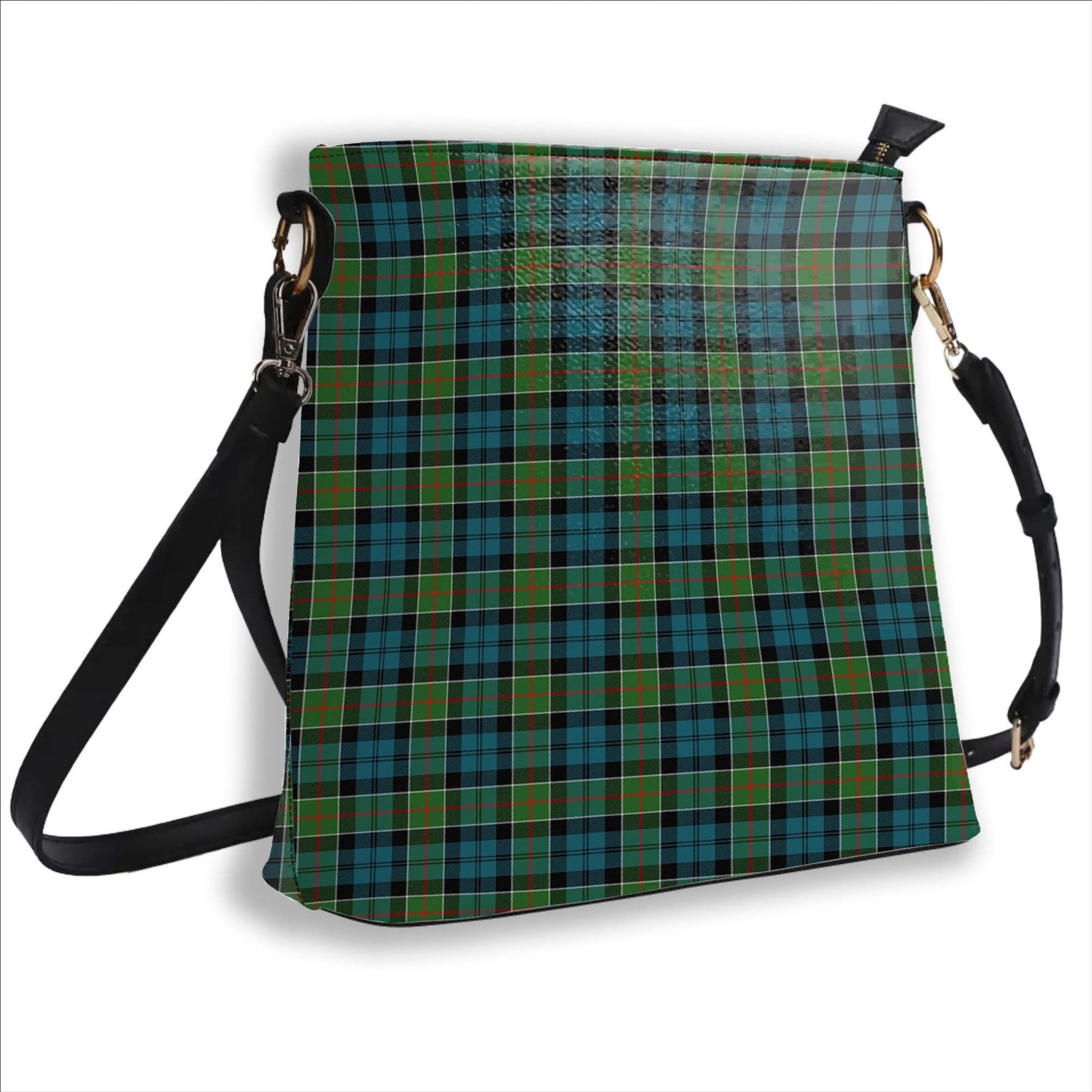 ScotsTee Shop Scottish Colquhoun Ancient Clan Tartan Bucket Bag Ladies Shoulder Bag Midi
