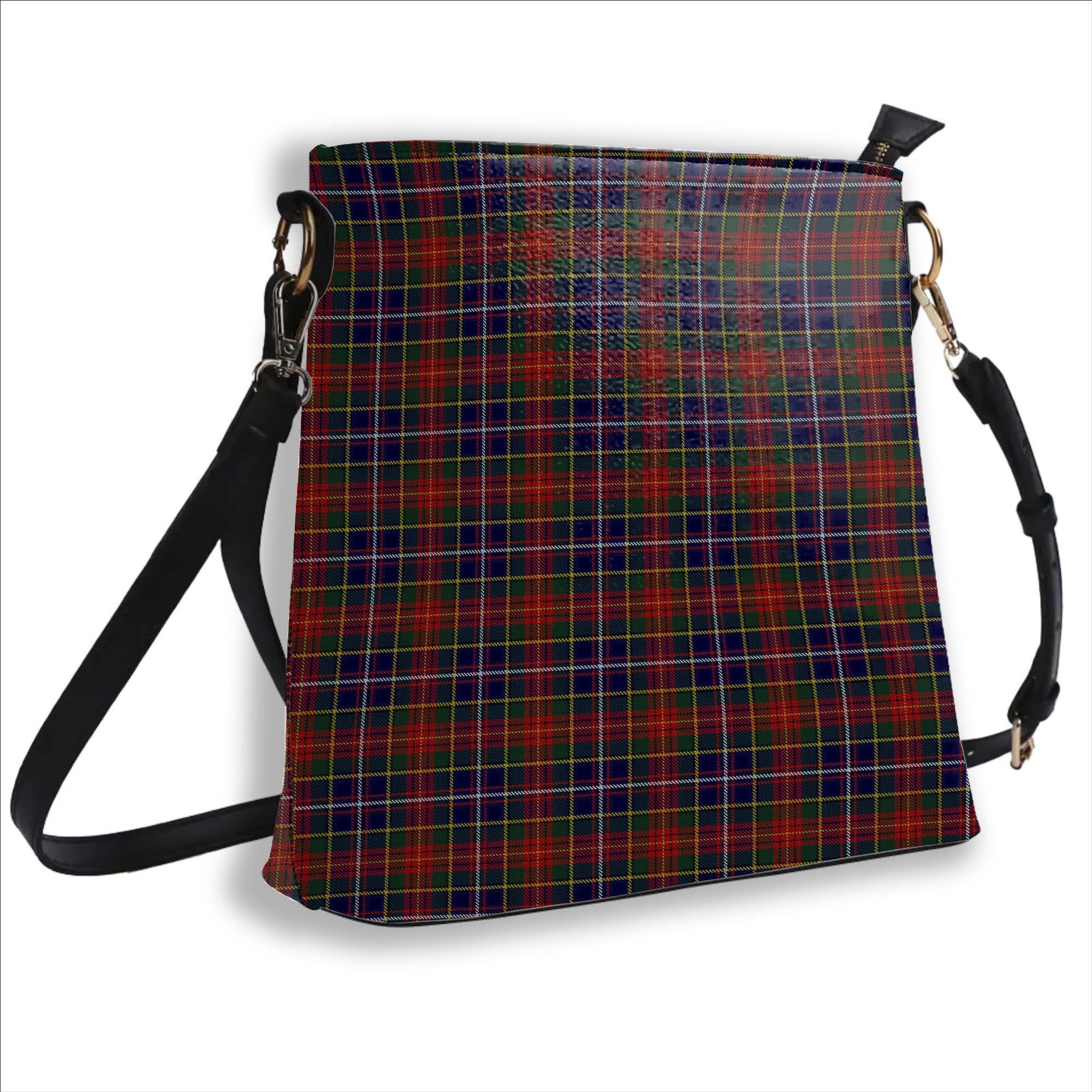 ScotsTee Shop Scottish Crosser Tartan Bucket Bag Ladies Shoulder Bag Midi