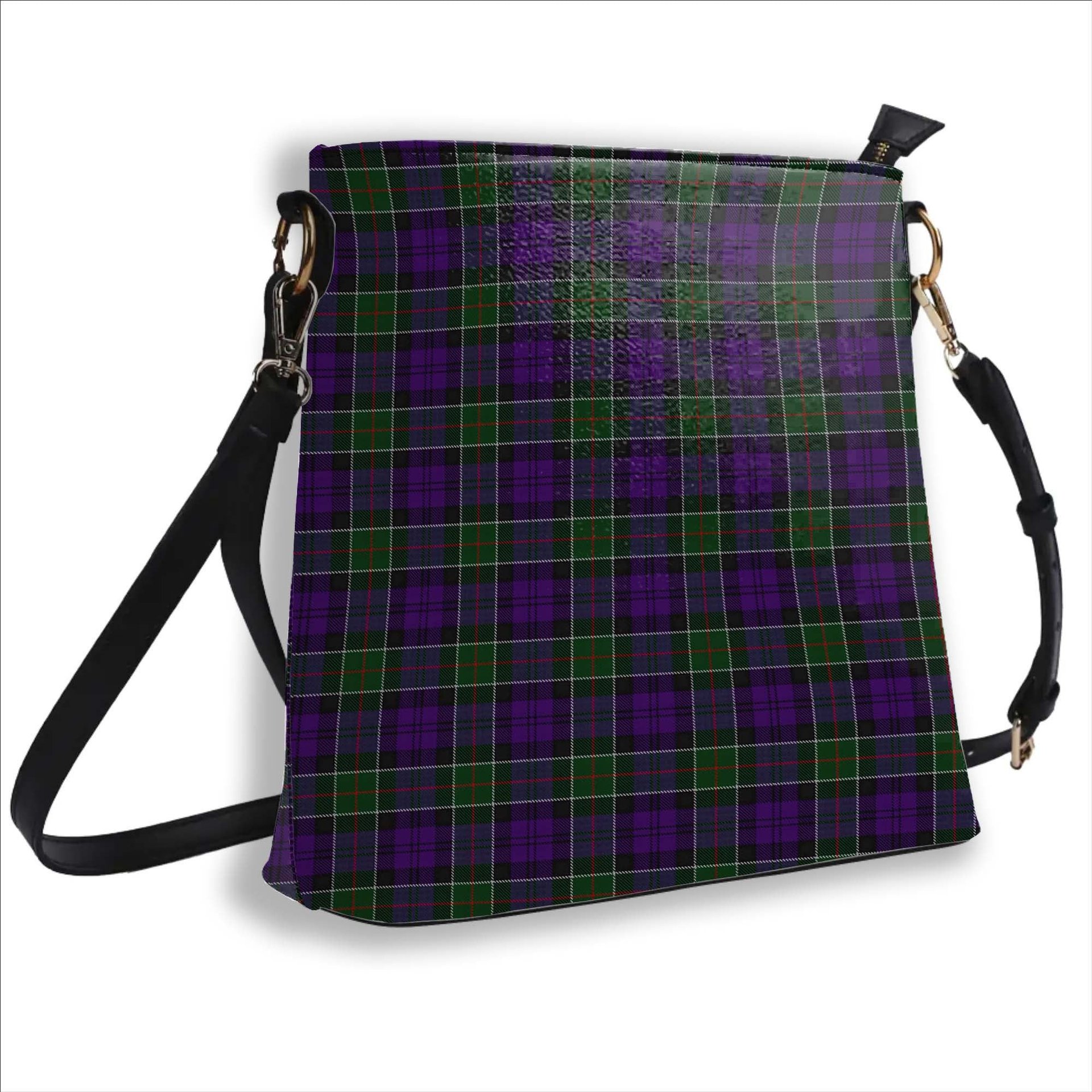 ScotsTee Shop Scottish Colquhoun 3 Tartan Bucket Bag Ladies Shoulder Bag Midi