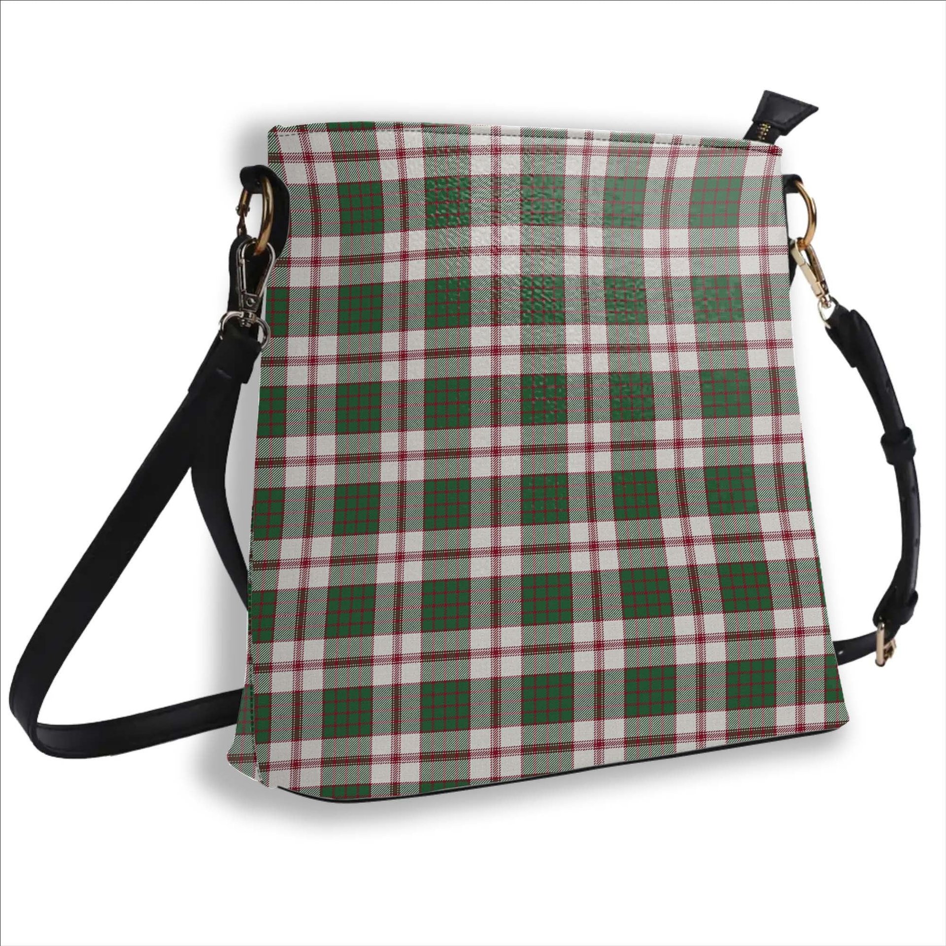 ScotsTee Shop Scottish Crawford Arisaid Dance Modern Tartan Bucket Bag Ladies Shoulder Bag Midi