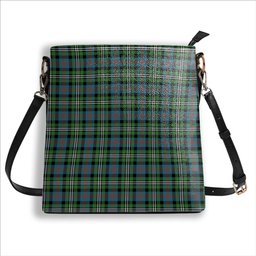 ScotsTee Shop Scottish Davidson Double Ancient Tartan Bucket Bag Ladies Shoulder Bag Midi