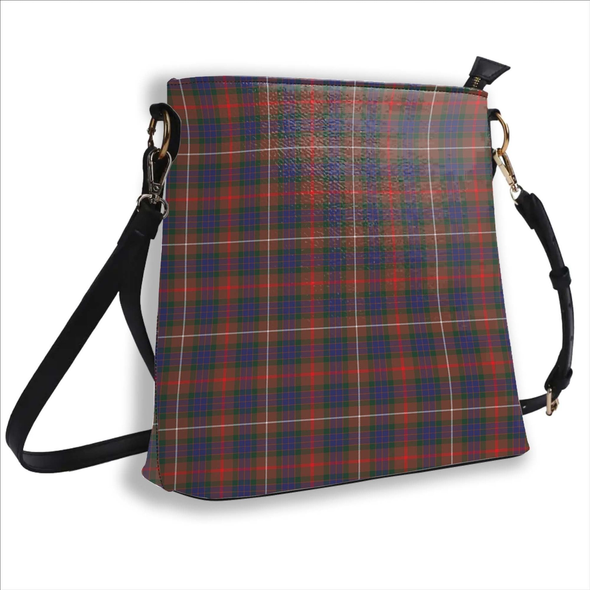 ScotsTee Shop Scottish Fraser Hunting Modern Tartan Bucket Bag Ladies Shoulder Bag Midi