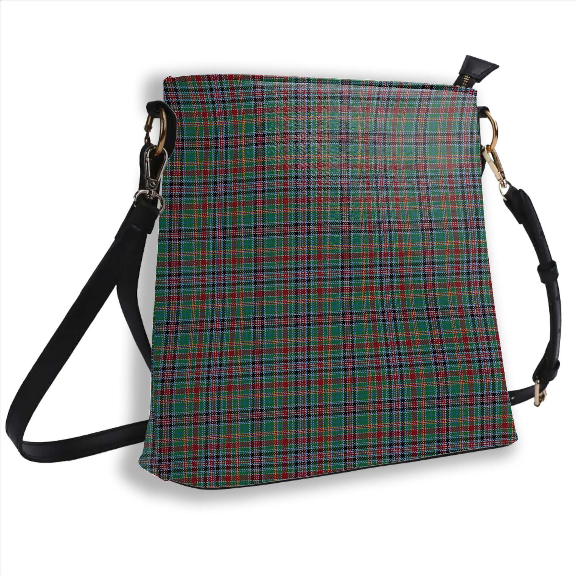 ScotsTee Shop Scottish Galbraith Old Ancient Tartan Bucket Bag Ladies Shoulder Bag Midi