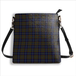 ScotsTee Shop Scottish Douglas Brown Tartan Bucket Bag Ladies Shoulder Bag Midi