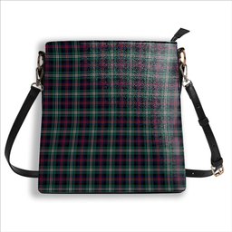 ScotsTee Shop Scottish Davidson Double Modern Tartan Bucket Bag Ladies Shoulder Bag Midi