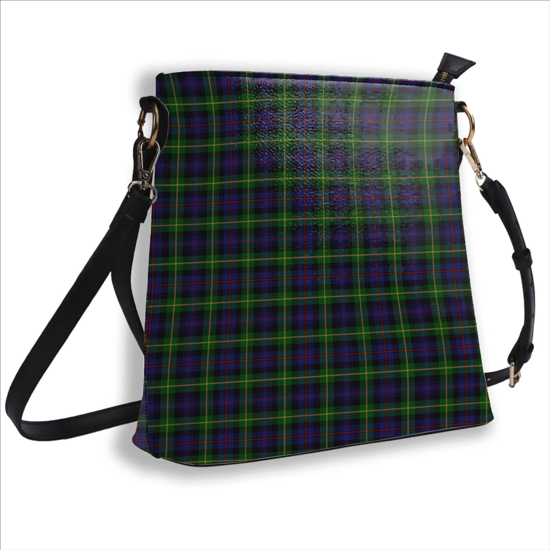 ScotsTee Shop Scottish Farquharson Tartan Bucket Bag Ladies Shoulder Bag Midi