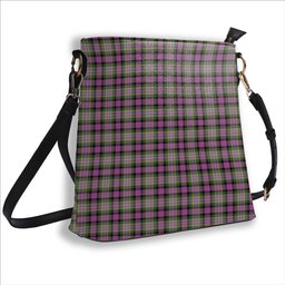ScotsTee Shop Scottish Dundee Pink Variation Ancient Clan Tartan Bucket Bag Ladies Shoulder Bag Midi