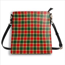 ScotsTee Shop Scottish Gibbs Tartan Bucket Bag Ladies Shoulder Bag Midi