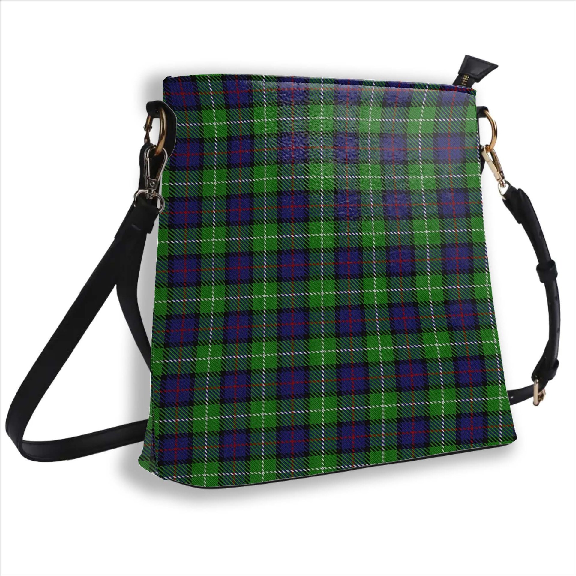 ScotsTee Shop Scottish Davidson of Tulloch Tartan Bucket Bag Ladies Shoulder Bag Midi