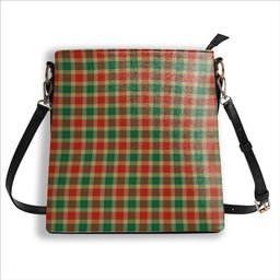 ScotsTee Shop Scottish Gibsone Ancient Tartan Bucket Bag Ladies Shoulder Bag Midi