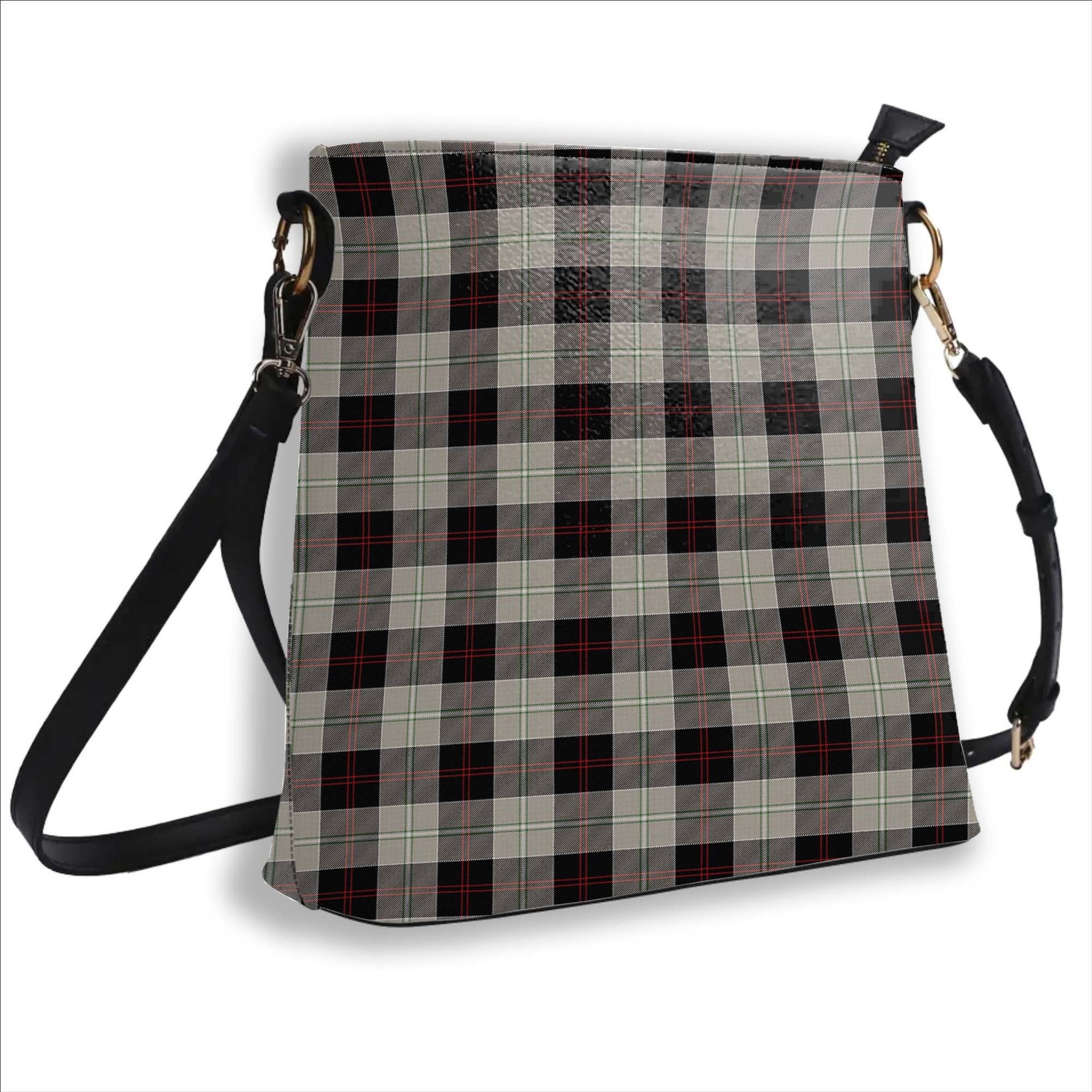 ScotsTee Shop Scottish Dunlop Hunting Modern Tartan Bucket Bag Ladies Shoulder Bag Midi