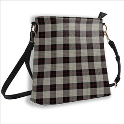 ScotsTee Shop Scottish Dunlop Hunting Modern Tartan Bucket Bag Ladies Shoulder Bag Midi