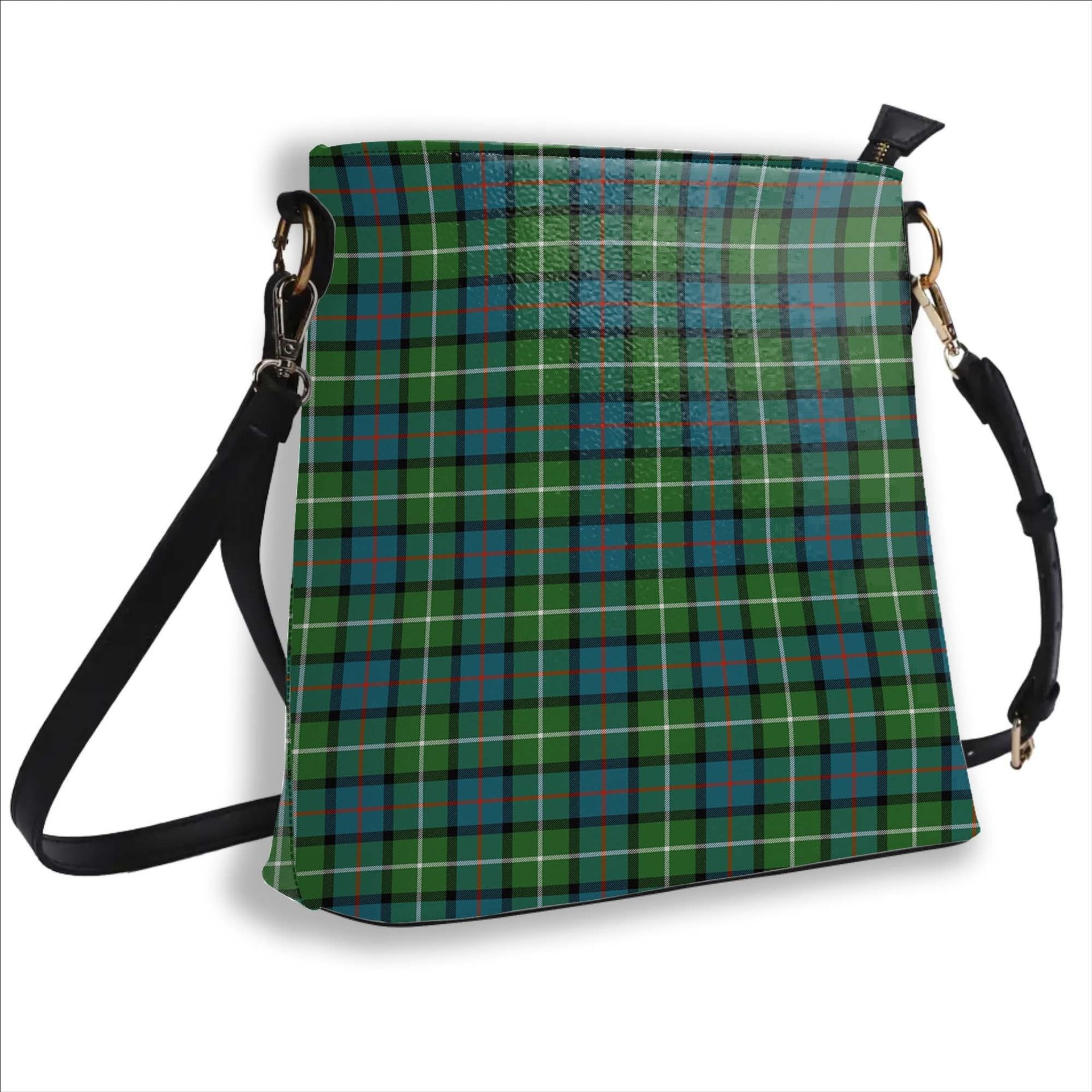 ScotsTee Shop Scottish Davidson of Tulloch Ancient Tartan Bucket Bag Ladies Shoulder Bag Midi