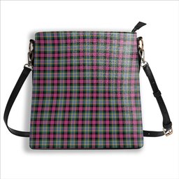 ScotsTee Shop Scottish Dundee Pink Variation Modern Clan Tartan Bucket Bag Ladies Shoulder Bag Midi