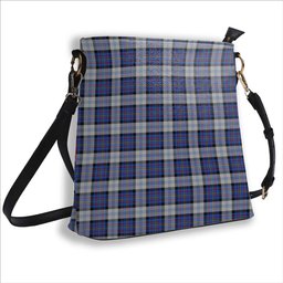 ScotsTee Shop Scottish Gillies Dress Blue Tartan Bucket Bag Ladies Shoulder Bag Midi