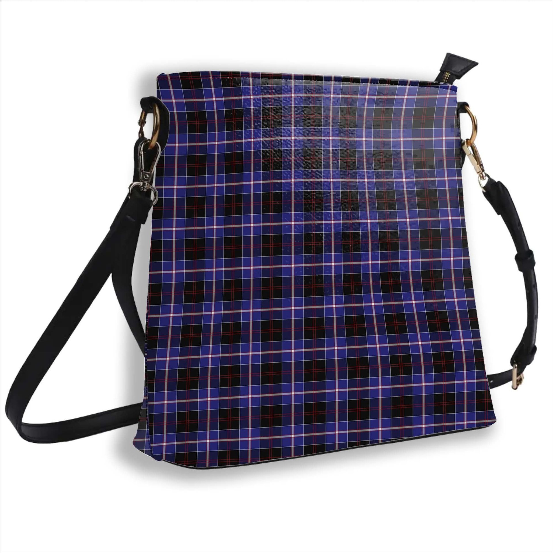ScotsTee Shop Scottish Dunlop Modern Tartan Bucket Bag Ladies Shoulder Bag Midi