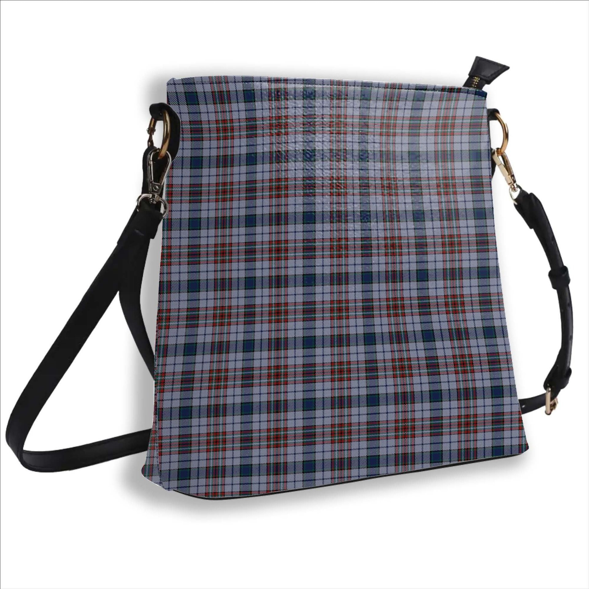 ScotsTee Shop Scottish Gayre Hunting Modern Tartan Bucket Bag Ladies Shoulder Bag Midi